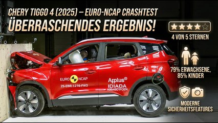 Chery Tiggo 4 2025 – Crashtest, Technik, Sicherheits-Features im Euro-NCAP Check