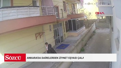 Ankara'da dairelerden ziynet eşyası çalan 2 şüpheli yakalandı