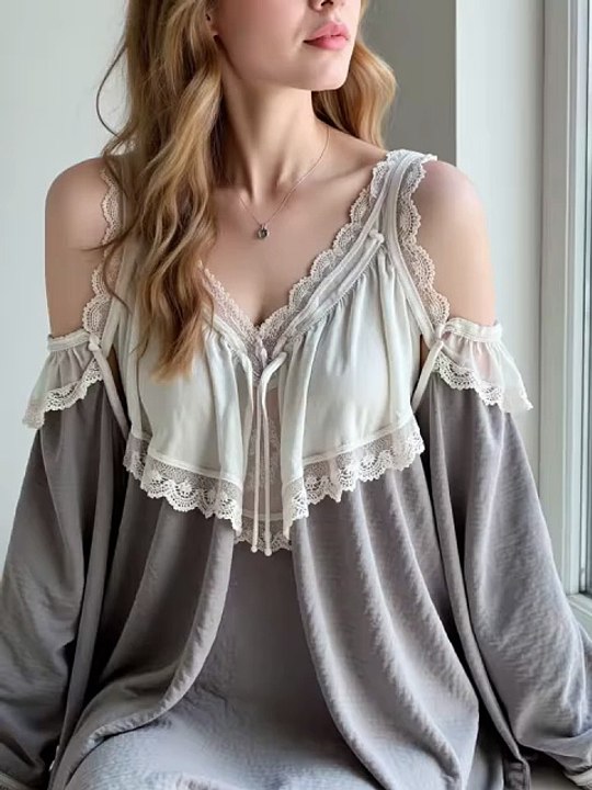 Enchanting Pajamas, Cute Lady