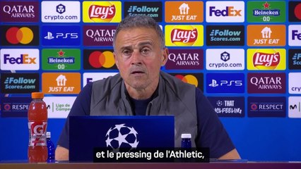 Enrique après le nul : "On est bien meilleurs que l'an dernier"