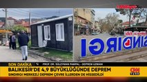 Balıkesir'de korkutan deprem! Çevre illerde de hissedildi