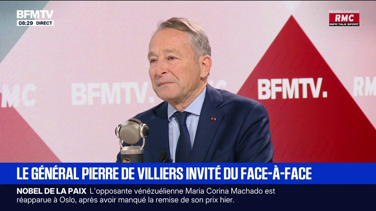 "Sommes-nous prêts s'il advenait une situation analogue à celle que connaissent les Ukrainiens ?", déclare Pierre de Villiers, ancien chef d'état-major des armées