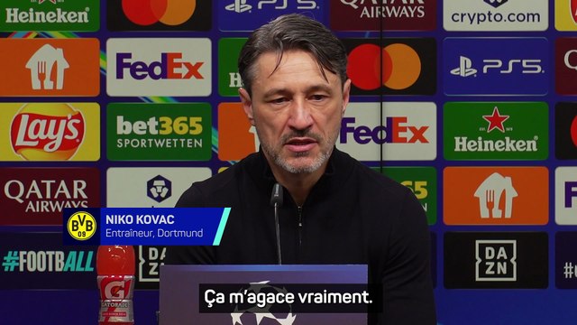 Kovac très agacé : Un manque d'intelligence