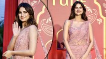Mumbai: Palak Tiwari's Sizzling Shiny Lavender Saree Avatar For The Etude Event In Town | Spotted