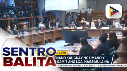 Pagdinig ng Senado sa umano'y anomalya sa BIR gamit ang LOA, nagsimula na; DOF, inilatag ang mga reporma vs. pangingikil sa mga negosyante | ulat ni Louisa Erispe