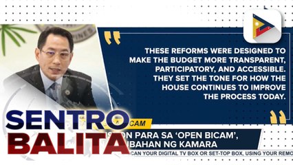 Resolusyon para sa ‘Open Bicam,’ inaprubahan ng Kamara; mga kongresista na magiging bahagi ng Bicam sa pagtalakay ng Proposed 2026 National Budget, napili na | ulat ni Mela Lesmoras