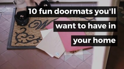 10 fun doormats you'll want to have in your home