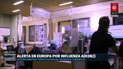 Alerta en Reino Unido por variante de influenza que satura hospitales y cierra escuelas