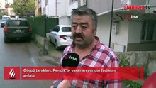Pendik'te 3 çocuğa mezar olan ev sabahın ilk ışıklarıyla görüntülendi