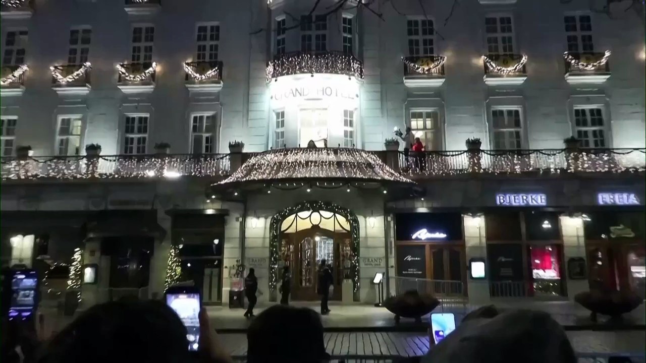 After months in hiding, Venezuelan Nobel laureate María Corina Machado greets crowds in Oslo