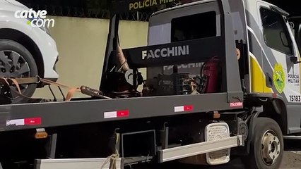 Carro levado em assalto em Cascavel é recuperado horas depois pela Polícia Militar