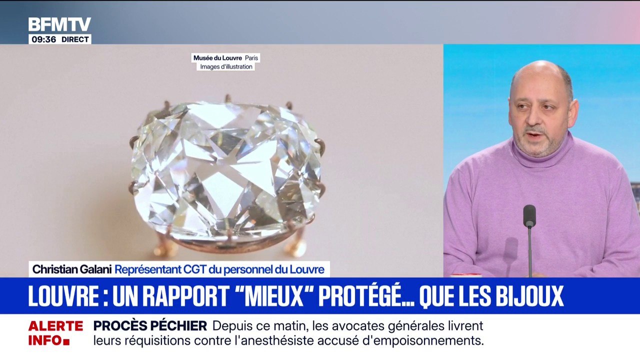 Louvre: "200 agents se sont prononcés en faveur d'une grève", explique Christian Galani, représentant CGT du personnel du musée