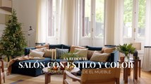 Salón con estilo y color de La Redoute - La Casa de Navidad de El Mueble