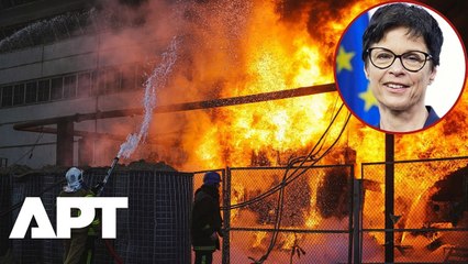 EU’s Marta Kos Visits Ukrainian Thermal Plant Damaged in Russian Strikes, Pledges Winter Aid | APT