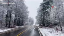 Ordu'nun yüksek kesimleri beyaza büründü