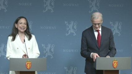 DISCURSO COMPLETO de MARIA CORINA MACHADO en su REAPARICIÓN en OSLO