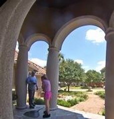 Wife Accidentally Scares Husband Wearing Earbuds in Yard