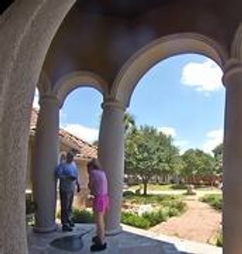 Wife Accidentally Scares Husband Wearing Earbuds in Yard