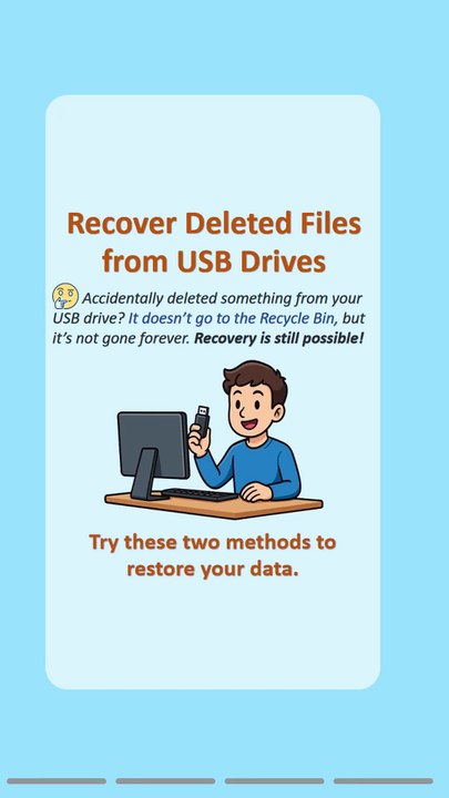 2 Ways to Recover Deleted Files from USB Drives
