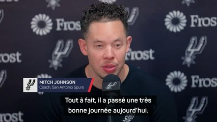 Spurs - Johnson confirme que Wembanyama pourrait faire son grand retour ce week-end