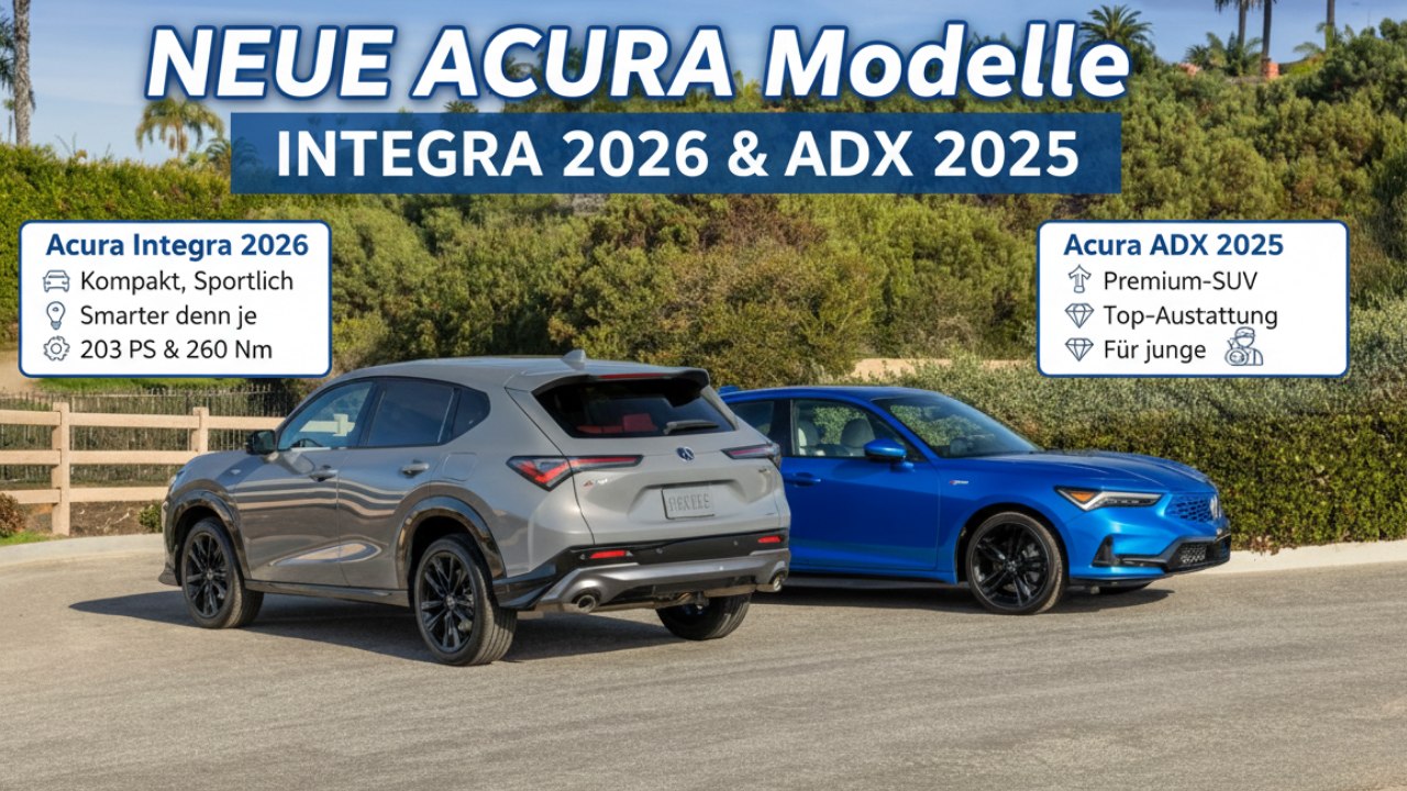 Acura ADX & Integra im Überblick – Das sind die Highlights