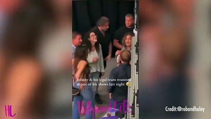 Johnny Depp spotted reuniting with attorney Camille Vasquez in Europe