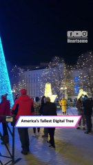 America’s Tallest Digital Christmas Tree Is a Dazzling Holiday Marvel|| Heartsome 💖