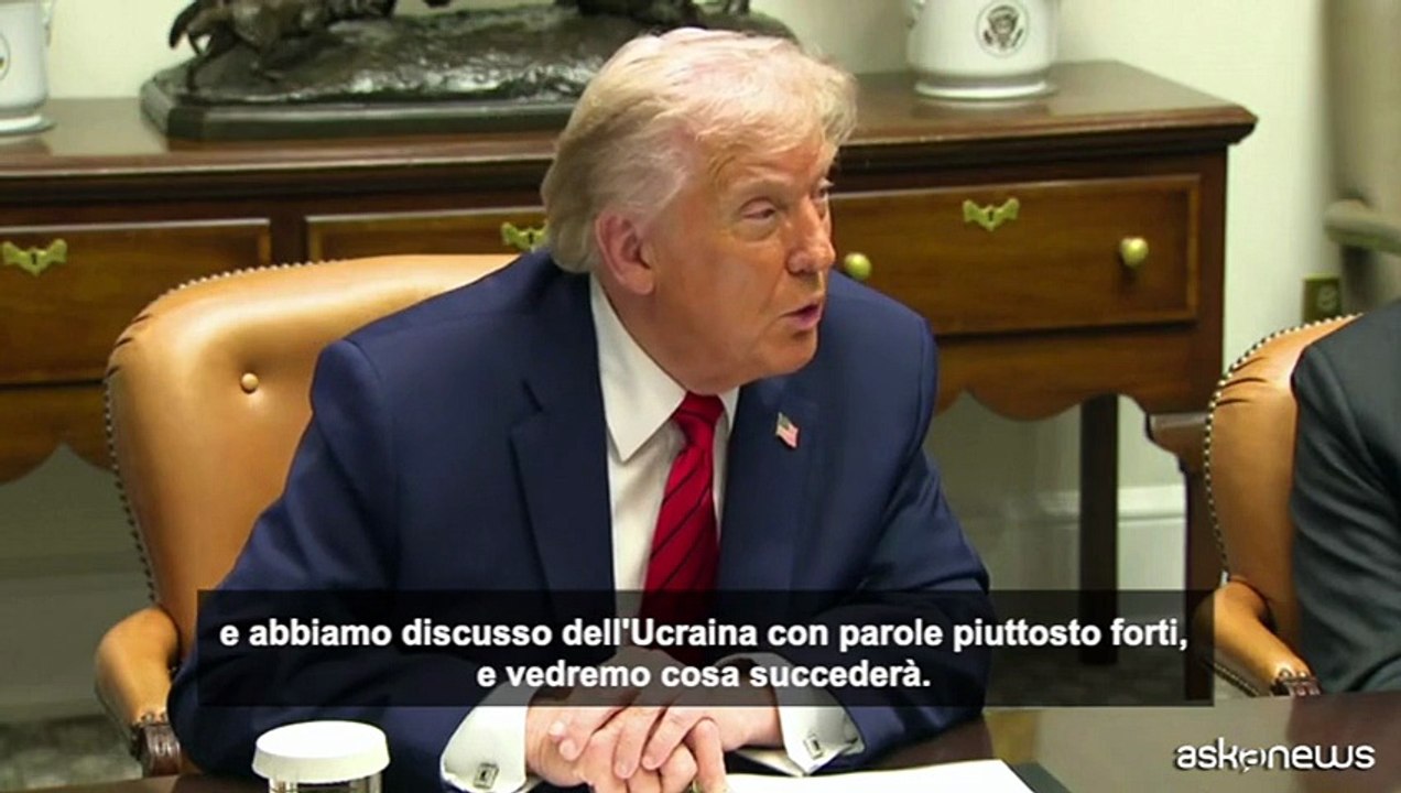 Ucraina, Trump: con i leader europei discussione "con parole forti"