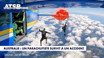 Australie : la vidéo impressionnante d'un parachutiste qui a survécu à un accident