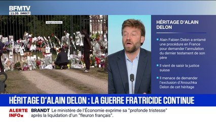 Alain Fabien Delon menace de demander l'exclusion d'Anouchka de l'héritage d'Alain Delon