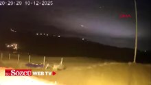 Elazığ’da gökyüzündeki parlak ışık kamerada