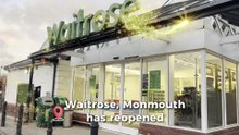 Monmouth Waitrose branch gets in the festive spirit as they reopen