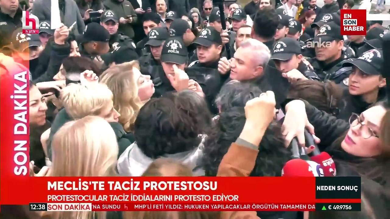 TBMM’de stajyer öğrencilere taciz iddiası vekiller tarafından protesto edildi