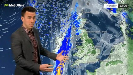Met Office Thursday Afternoon Weather Forecast 11/12/2025