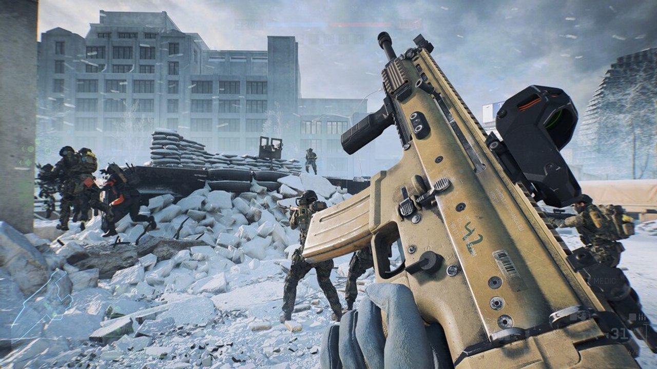 Battlefield 6: Vier Minuten rasantes Gameplay im verschneiten New York City