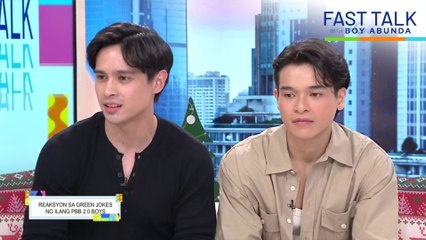 Fast Talk with Boy Abunda: Vince and Ralph’s opinion on the 'PBB' boys’ green jokes (Episode 745)