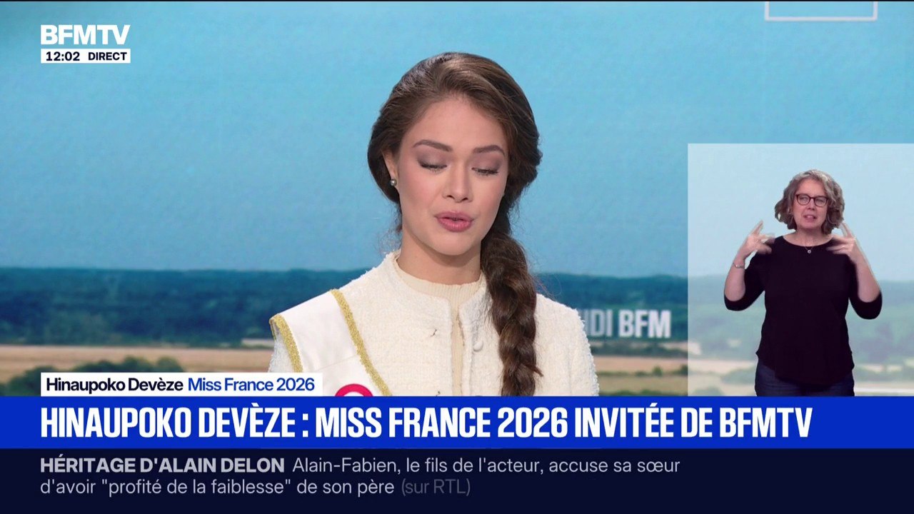 "Au-delà d'être une image (...), j'ai la chance de porter un message fort auprès de la jeunesse et de tous les Français", confie miss France 2026