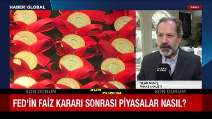 İslam Memiş'ten FED faiz kararı sonrası altın değerlendirmesi: "Piyasaların beklentisi karşılandı"