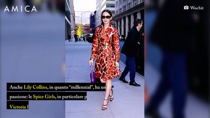 Lily Collins fan sfegatata di Victoria Beckham: il video diventa virale