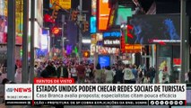 EUA podem exigir histórico de redes sociais de turistas