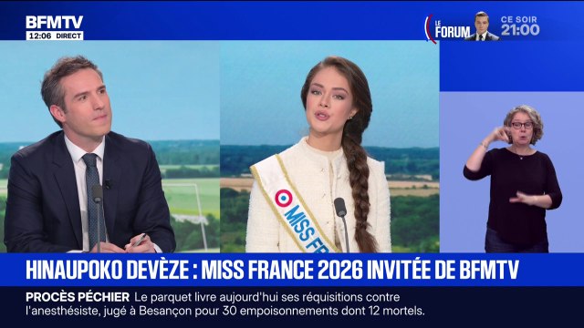 La moindre petite coquille peut prendre une ampleur phénoménale : Hinaupoko Devèze, miss France 2026, s'exprime sur son rapport aux réseaux sociaux