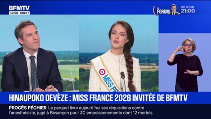 "La moindre petite coquille peut prendre une ampleur phénoménale": Hinaupoko Devèze, miss France 2026, s'exprime sur son rapport aux réseaux sociaux