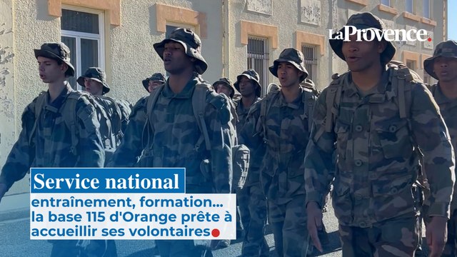 Service national : entraînement, formation...La base 115 d'Orange prête à accueillir ses volontaires