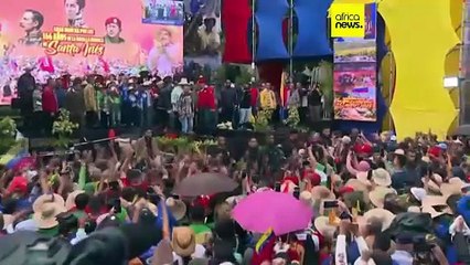 Maduro takes to streets after opposition leader Machado receives Nobel Peace Prize