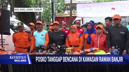 Melihat Posko Tanggap Bencana di Kawasan Rawan Banjir Kota Malang