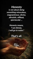 Honesty __ Acharya Prashant