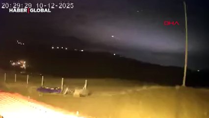 Adres Elazığ: Gökyüzündeki anlık görüntü dikkat çekti
