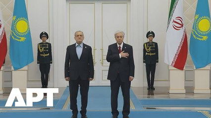 Iranian President Pezeshkian Arrives in Astana for Two-Day Visit With Kazakh President Tokayev | APT