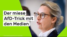 Alice Weidel: Sendezeit kassiert, dann Moderator attackiert - der miese AfD-Trick mit den Medien