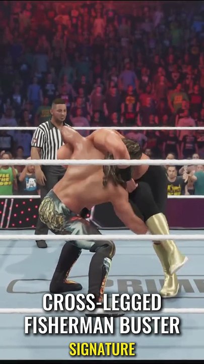 WWE 2K25 Kenny Omega (Creation) Signature and Finisher Moves (Gameplay) #WWE2K25 #KennyOmega #Gameplay #OneWingedAngel #TheCleaner